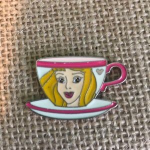 Aurora Teacup Hidden Mickey Enamel Pin